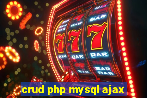 crud php mysql ajax